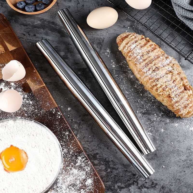 Cây Lăn Bột Làm Bánh Bằng Thép Không Gỉ 304