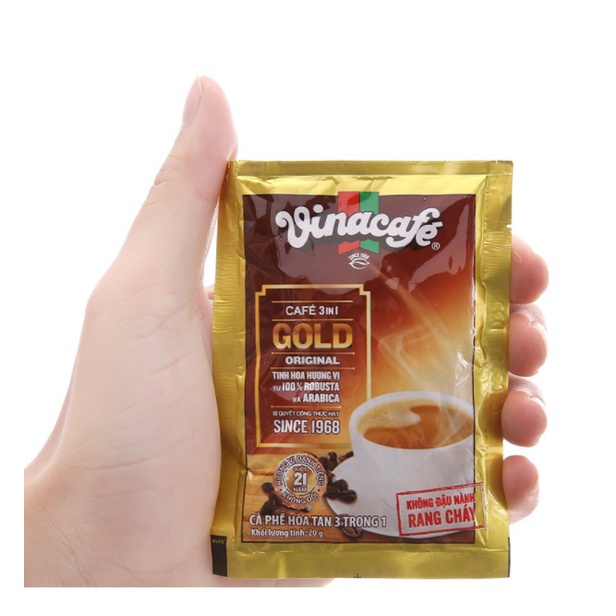 Cà Phê Sữa Hoà Tan Vinacafe' 3 Trong 1 Bịch 24 gói x 20g, thơm ngon