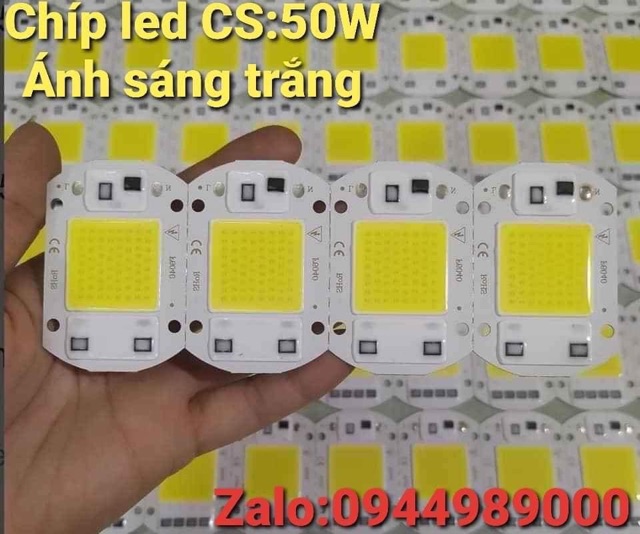 Chip led điện trực tiếp 220V công suất 50W