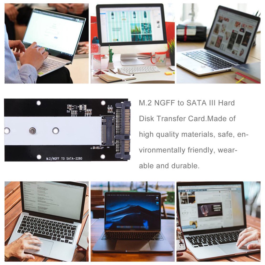Thẻ Chuyển Đổi M.2 Ngff Sang Sata Iii Ssd 2230 / 2242 / 2260 / 2280 | BigBuy360 - bigbuy360.vn