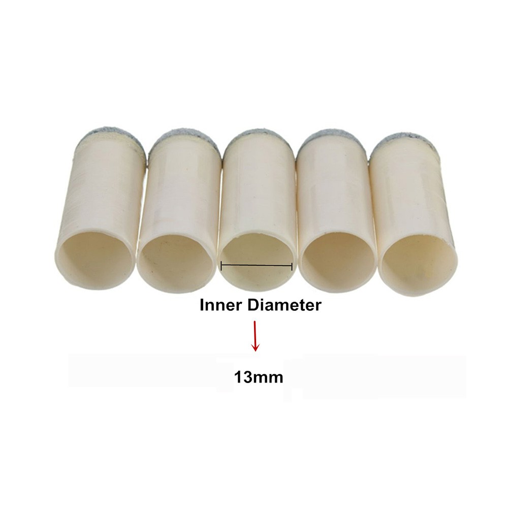 10 Đầu bọc bảo vệ đầu gậy bida cỡ 13mm tiện dụng