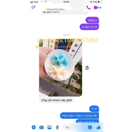 [KHUÔN 4D SALE] khuôn silicon chùm hoa anh đào 7cm