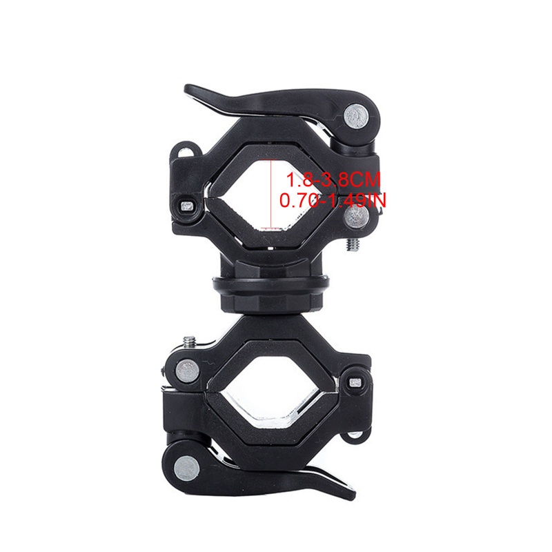 Giá Đỡ Đèn Pin Có Thể Xoay 360 Độ Tiện Dụng Cho Xe Đạp