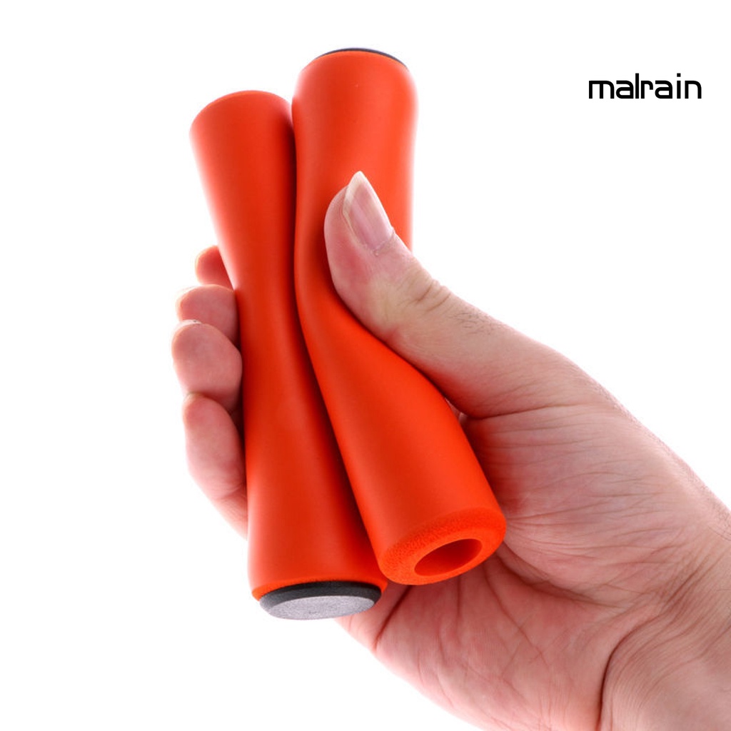 1 Cặp Vỏ Bọc Tay Lái Xe Đạp Leo Núi Bằng Silicon Mềm Siêu Nhẹ Chống Trượt