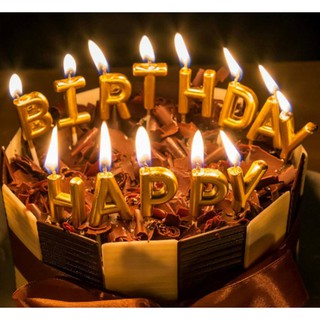 Nến Happy birth day nhủ