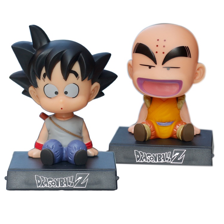 Mô hình Son Goku - Mô hình Chibi lắc đầu trang trí taplo ô tô, trang trí bàn học, giá đỡ điện thoại