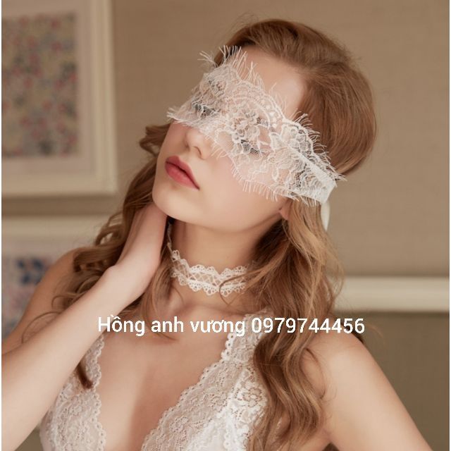 mặt nạ bịt mắt ren buộc dây sexy gợi cảm
