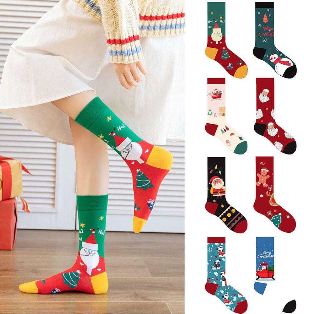 Đôi Vớ In HọA TiếT GiáNg Sinh ThờI Trang Cho Nữ