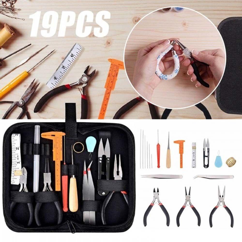 LILYES Bộ Dụng Cụ Sửa Chữa Túi Xách / Trang Sức Thủ Công Chuyên Nghiệp Màu Đen