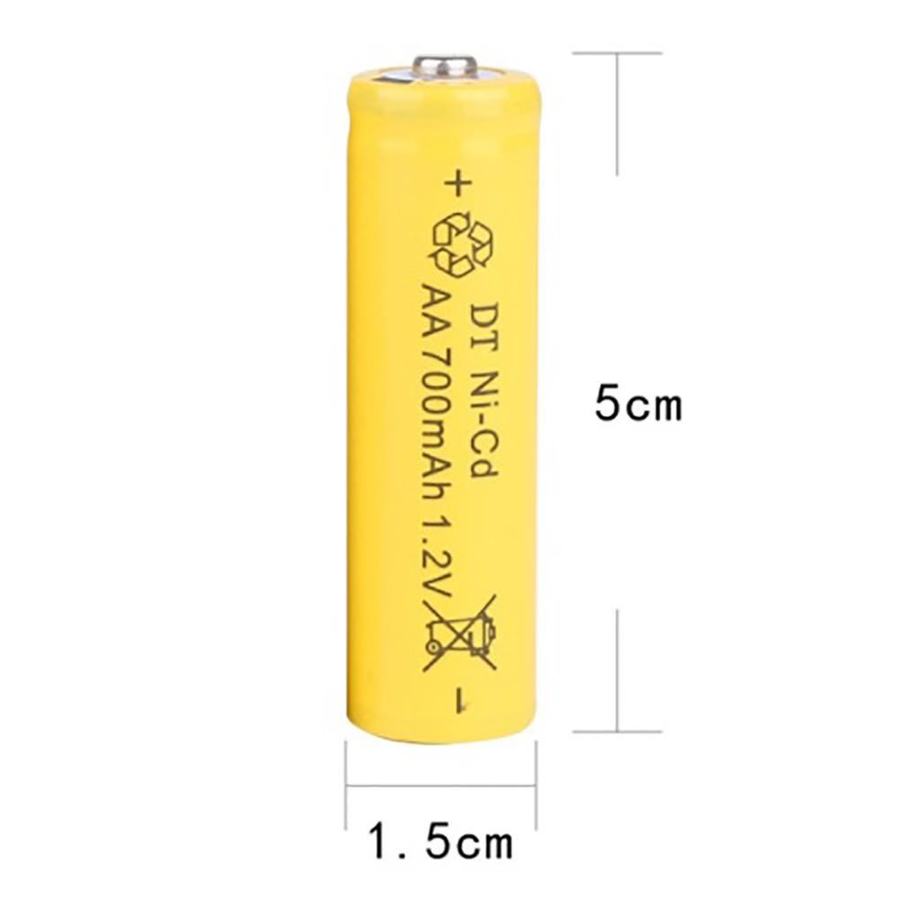 Bộ 4 viên pin tiểu sạc lại AA 700mAh