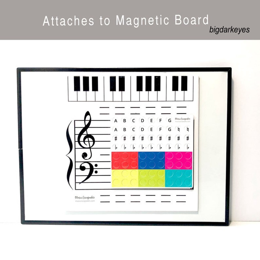 1 Bộ Bảng Trắng Ma Thuật Có Thể Xóa Được Dành Cho Trẻ Em Học Nhạc