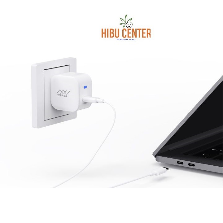 Sạc Nhanh INNOSTYLE USB-C PD 18W Minigo White – IC18PD