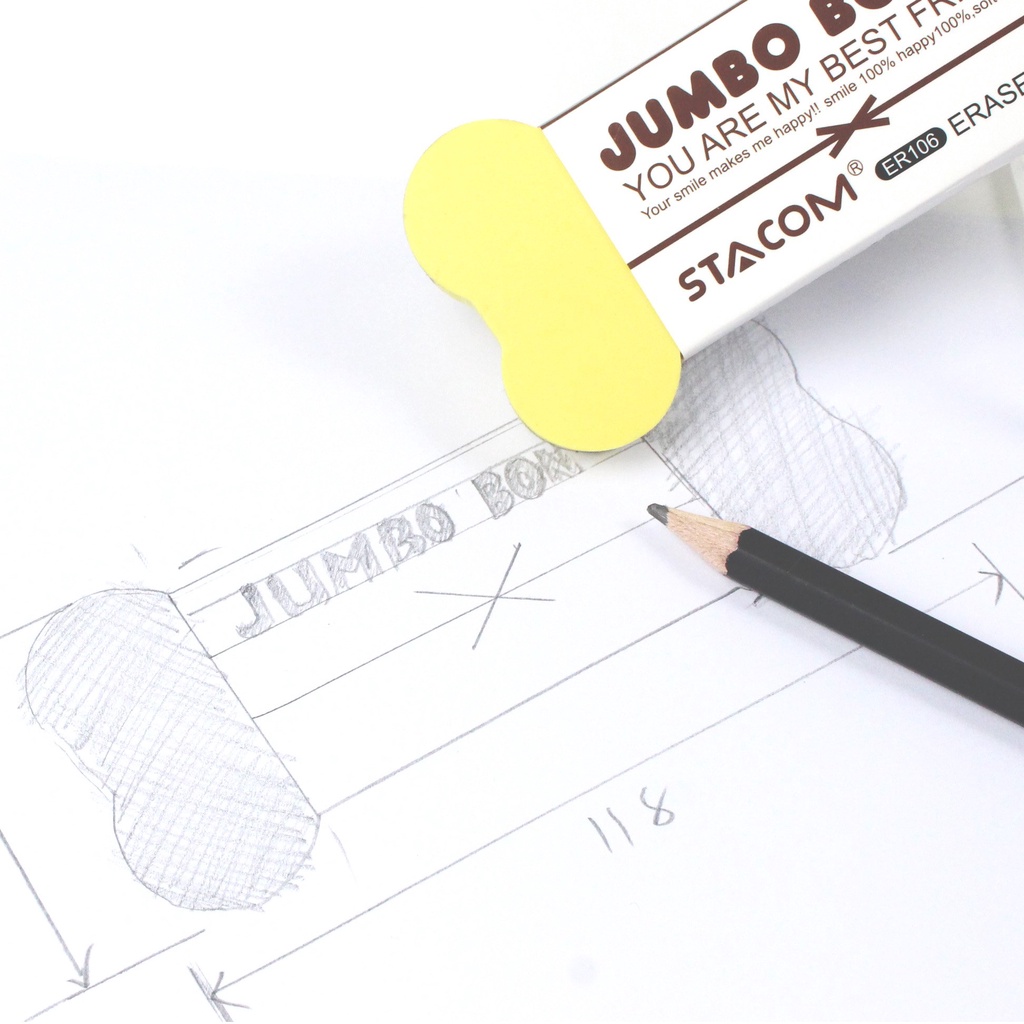 Gôm đại Jumbo Bones Stacom ER106