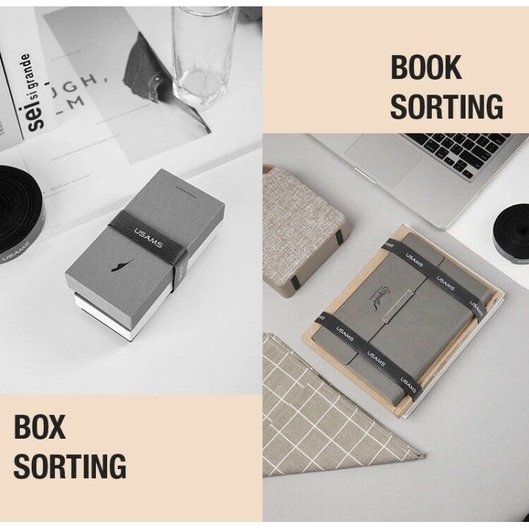 USAMS Cáp cuộn dây clip chất lượng cao Magic stickers