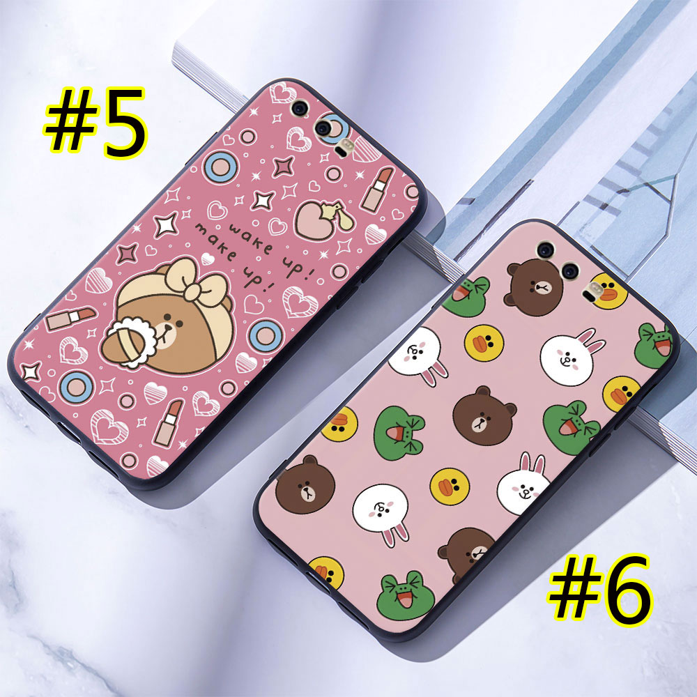 Ốp điện thoại mềm Huawei P9 P10 Lite Plus gấu nâu 1