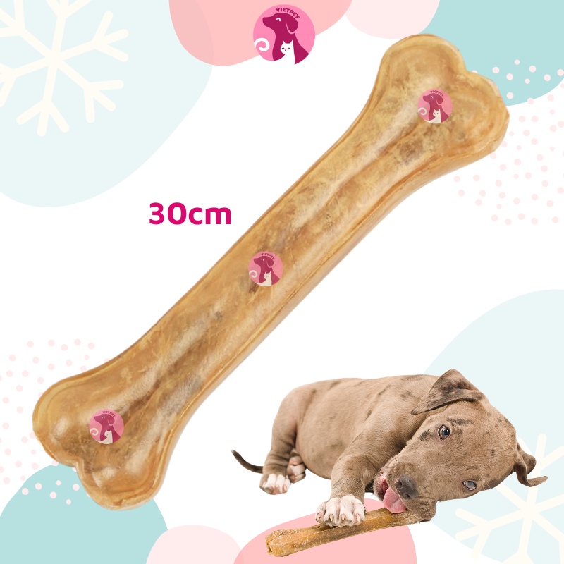 Khúc Xương Da Bò Vị Sữa Cho Chó Cưng Gặm (Full Size) (Thơm ngon số 1)