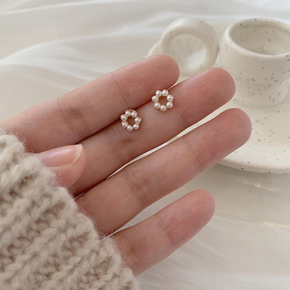 Bông Tai Mini Không Gây Dị Ứng Thiết Kế Xinh Xắn Thời Trang