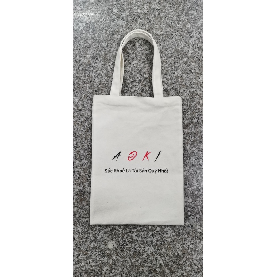 Túi Vải Tote Canvs KANGTAI Để Đựng Bình Nước Hai Lít Tiện Lợi Nhỏ Gọn Dễ Thương Giá Hạt Dẻ