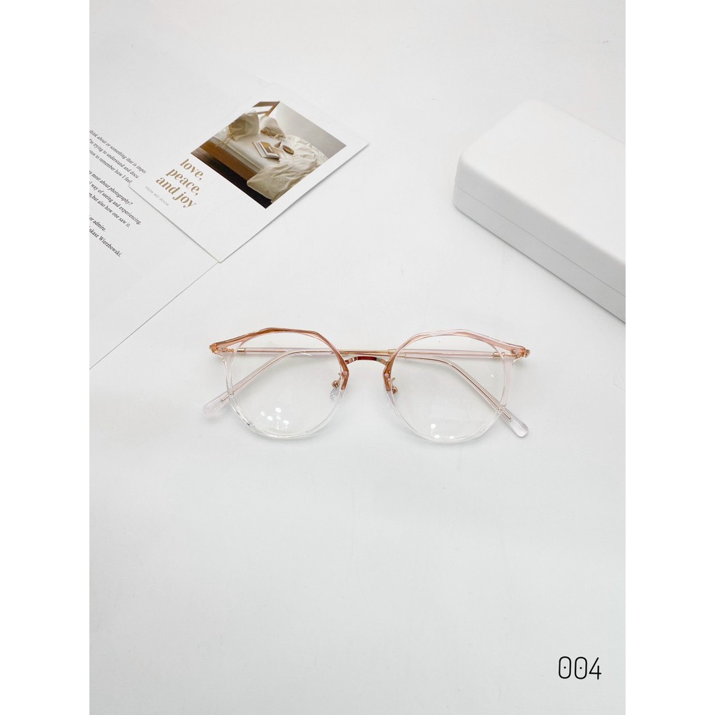 Gọng Kính Cận Tròn Nhựa Dẻo hàn 004- Gọng Kính Mắt Vuông BUNNY