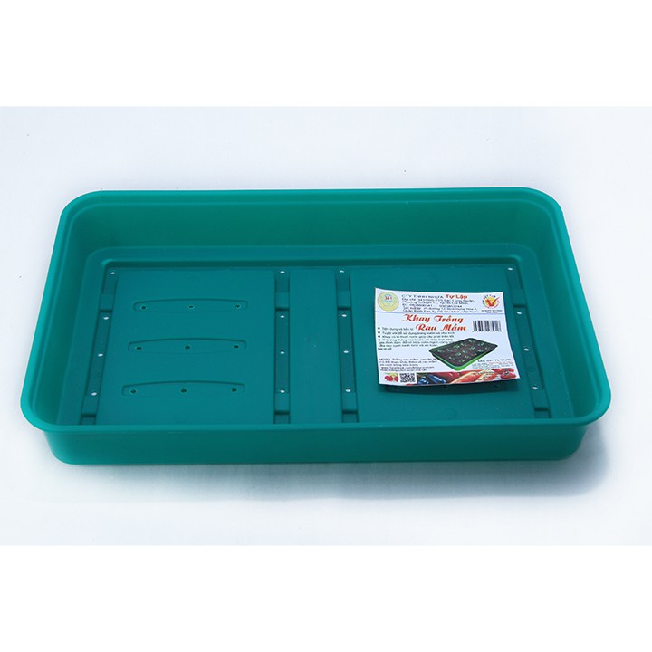 Khay Trồng Rau Sạch Được Thiết Kế Thoát Nước Thông Minh