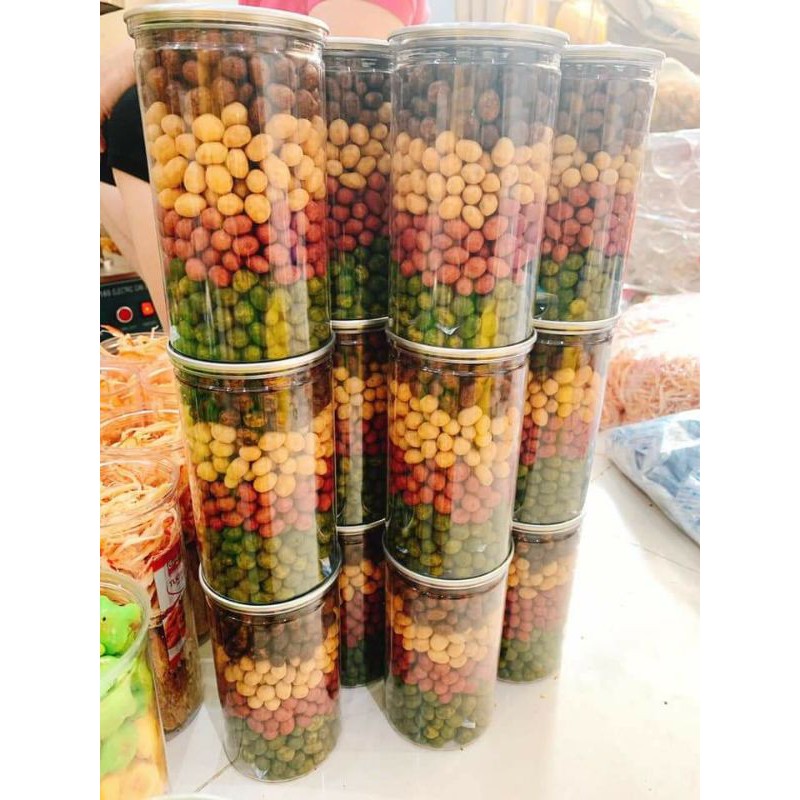 hủ PET-500gr đậu phộng da cá mix vị