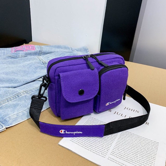 Túi Champion - Túi đeo chéo Champion - Túi đeo màu tím