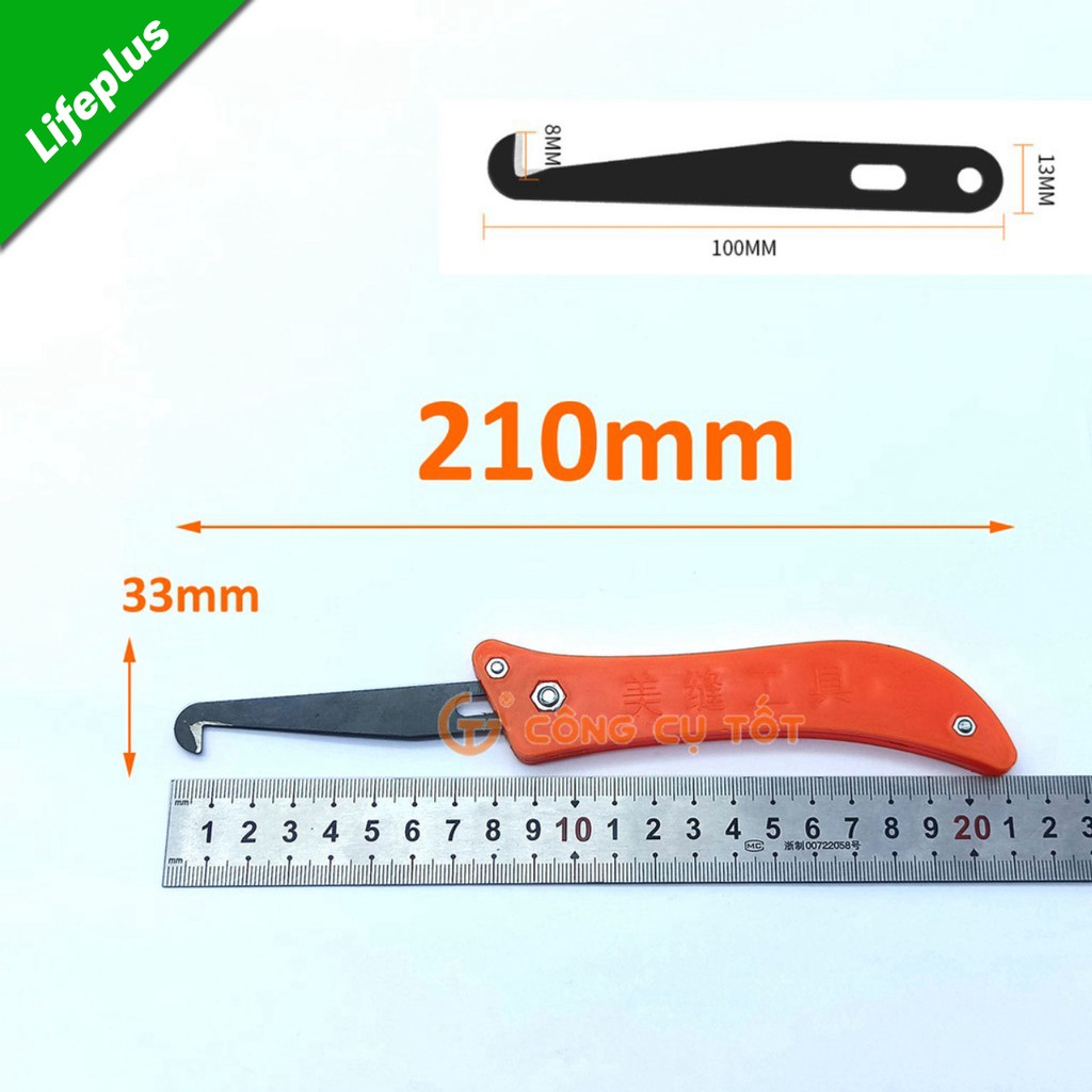 Dao cạo ron gạch - làm ron gạch cán gấp