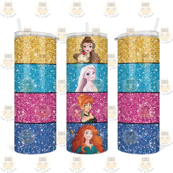 Bình Giữ Nhiệt Hình Công Chúa Disney - Tỉ Mỉ Studio - Mã 1407AT07