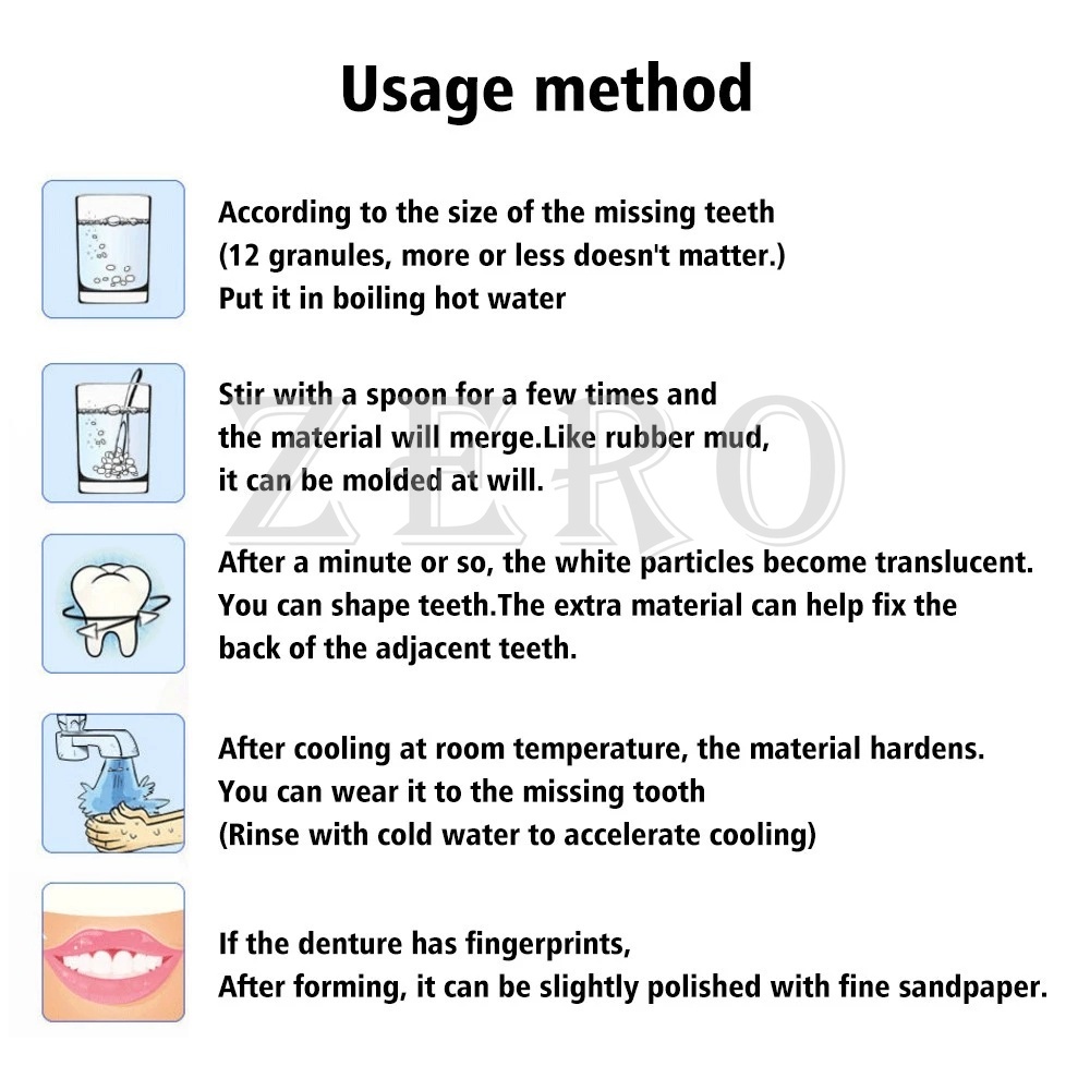Bộ Keo Dán Răng Giả Hóa Trang Ma Cà Rồng