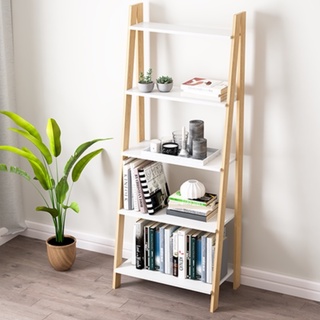 Kệ sách gỗ, giá sách trang trí đa năng 5 tầng IGA - GP114