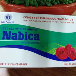 Nabica bột rửa vệ sinh phụ nữ
