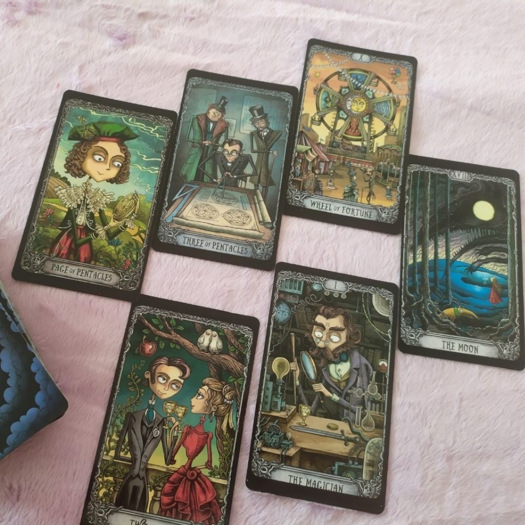 Bộ bài Dark mansion Tarot [7x12cm kích thước chuẩn]