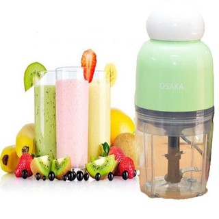 Máy xay thịt, bào đá, xay sinh tố nhỏ gọn osaka ( nắp trắng) - máy xay bào đá đa năng osaka