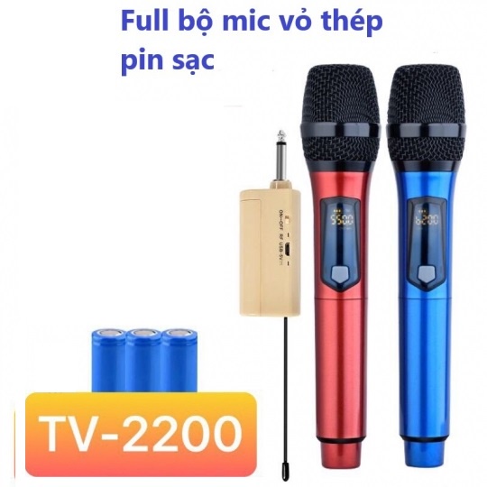 [5❤️][FREESHIP] BỘ MIC KHÔNG DÂY HUANGSHI TV-2000, TV-2200, TV-1900 CỰC HAY [HCM]