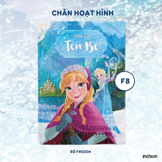 ( CARTOON ) 15 MẪU CHĂN IN TÊN VÀ NHÂN VẬT HOẠT HÌNH ĐÁNG YÊU THEO YÊU CẦU CHĂN 4 MÙA (ELSA, PIAKCHU,DOREMON, LAVAR...)