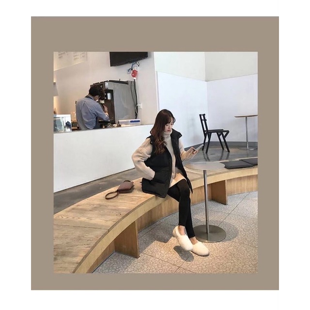 Áo gile phao nữ áo phao cộc tay xem bảng size phần mô tả