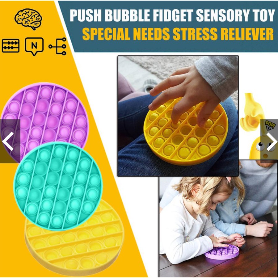 (Mới) Con quay đồ chơi Fidget Spinner hình tròn giúp giảm stress cho trẻ em