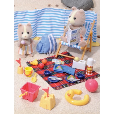 Sylvanian Families Bộ Cắm Trại Trên Bãi Biển Day at the Seaside Set