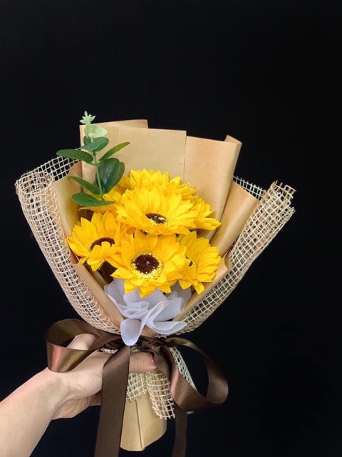 [Quà Tặng] Bó hoa sáp hướng hương phong cách Hàn Quốc - Quà tặng sinh nhật, hội nghị, sự kiện, phụ nữ, lưu niệm, nowship