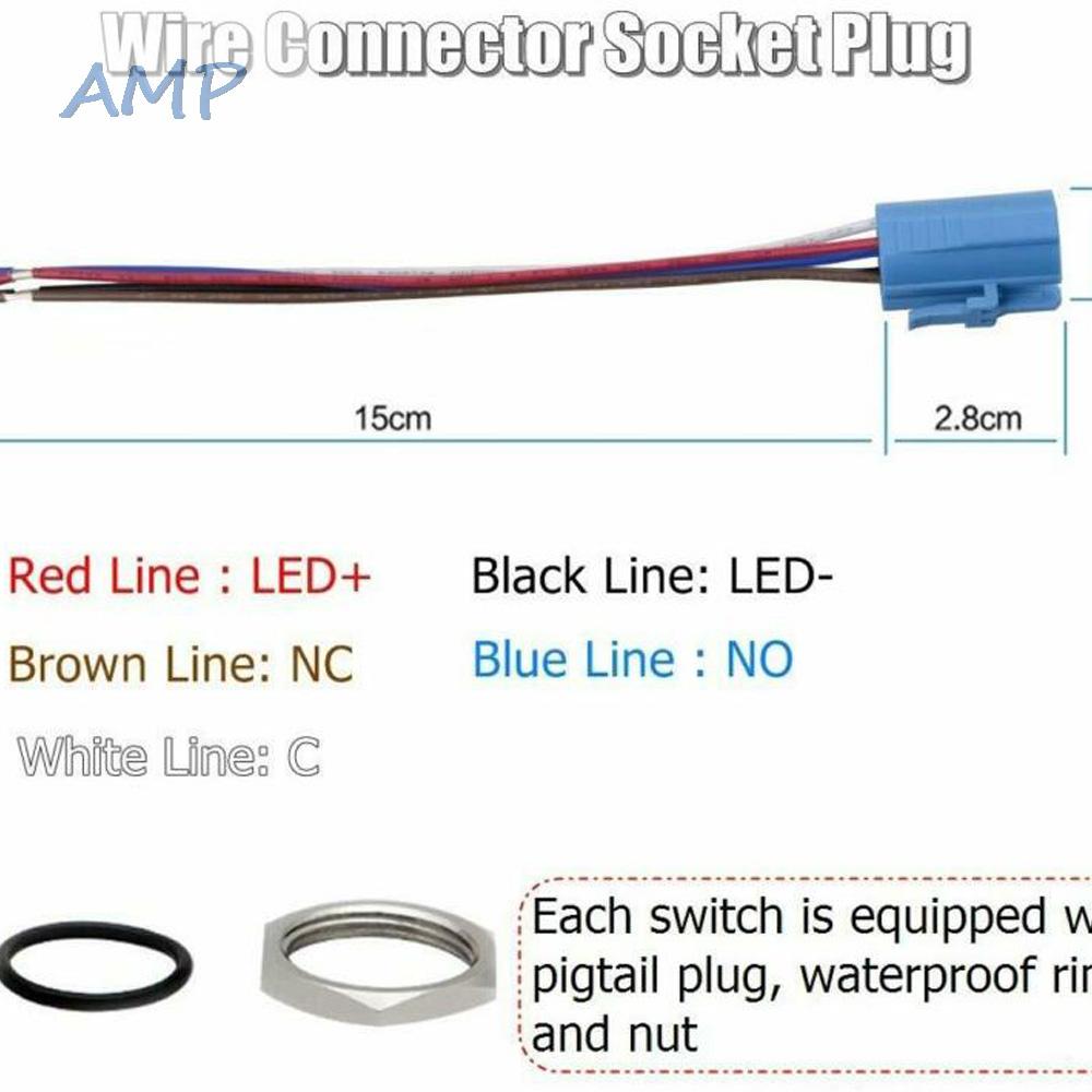 Công Tắc Bật / Tắt Đèn Led 12v Kèm Dây Cắm