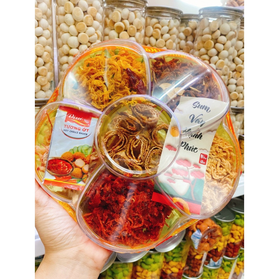 Set Khô Lục Vị Khay 550Gram [FREE SHIP]TỪ ĐƠN 50K, [Loại Đặc Biệt] Hàng ngon nhà làm