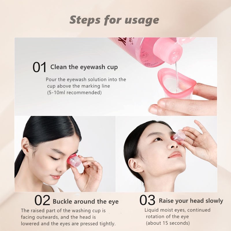 Nước rửa mắt GDTIMA Hyaluronic acid chăm sóc mắt 100ml