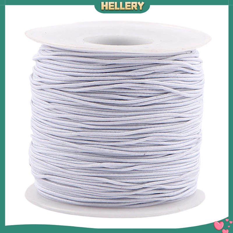 Dây Thun Co Giãn 1mm Dài 100 Yards Màu Trắng Trang Trí Điện Thoại