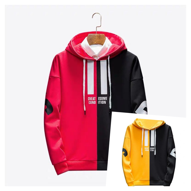 <<HDE126>>Áo hoodie nỉ da cá nam nữ thêu nổi phong cách Hàn Quốc