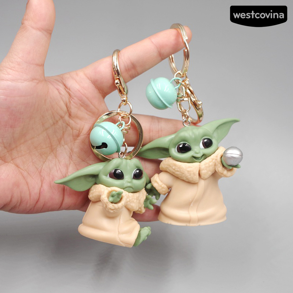 Set 5 Móc Khóa Hình Yoda Dễ Thương