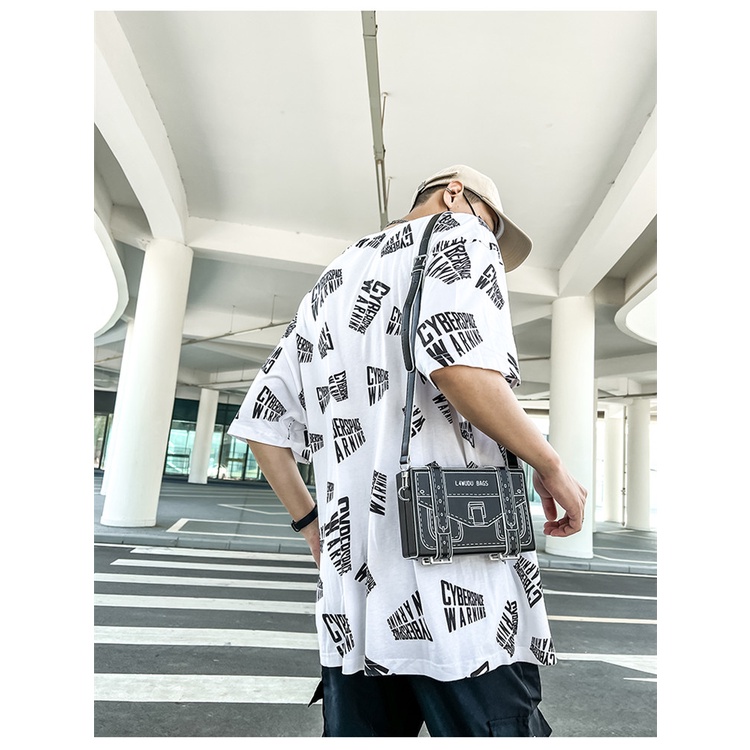 [MENSWEAR ELEGANT FARMER] Túi hộp đeo chéo với thiết kế mới độc lạ phù hợp cho cả Nam &amp; Nữ (1013)