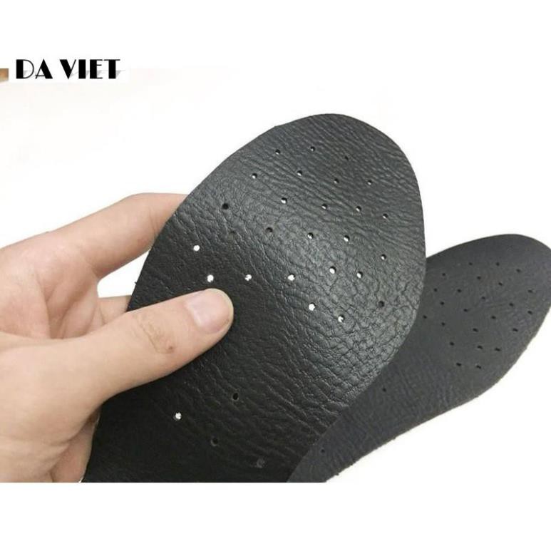Lót giày da bò chuẩn 100% mềm khử mùi thông thoáng