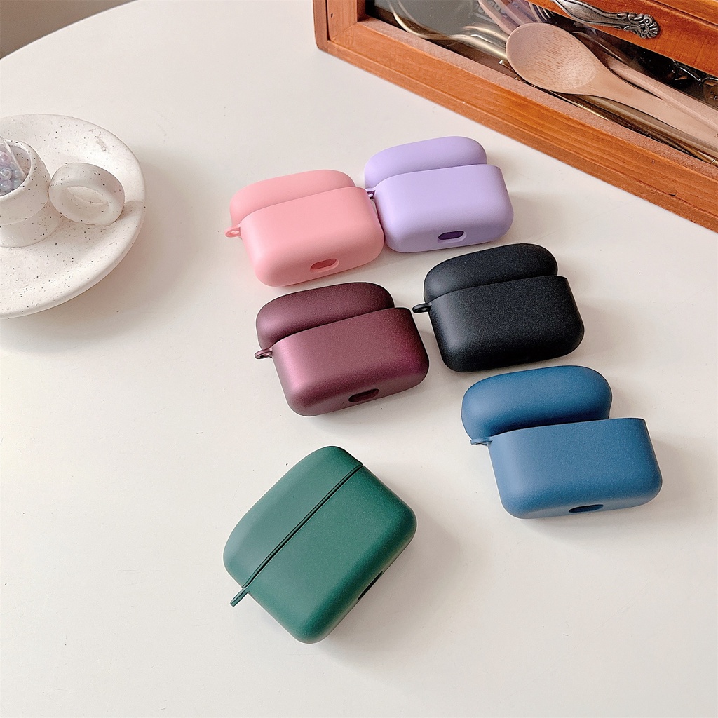 Vỏ Bảo Vệ Hộp Sạc Tai Nghe Bluetooth Không Dây Baseus Bowie M2 Màu Trơn Chống Sốc