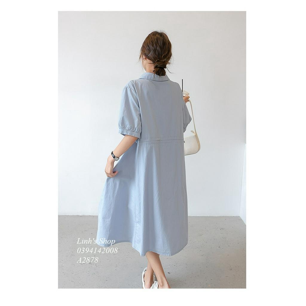 Váy Đầm Suông Dây Rút Bụng A2878