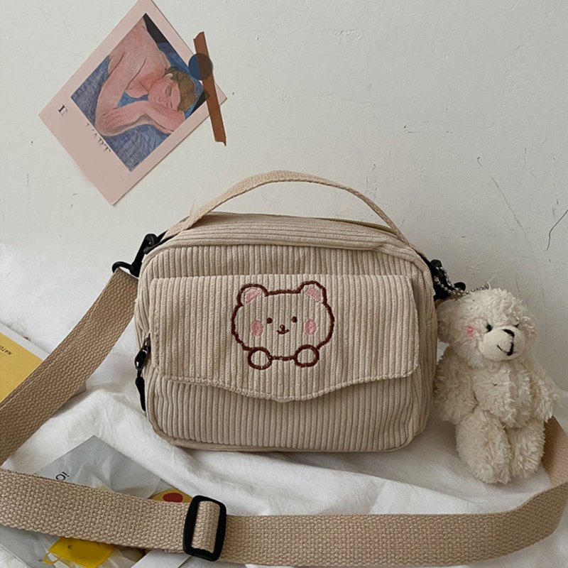 Túi Đeo Chéo Vai Bằng Vải Nhung Thời Trang Sành Điệu Cho Nữ